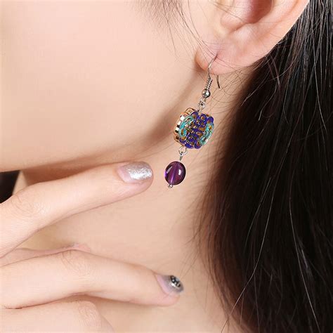 925 Silver Hook Earrings Women Bride Hanging Fashion Jewelry Gift Dangle Hook Long Boucles ...