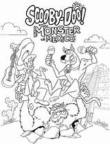 Scooby Doo Monster Coloring Pages At GetDrawings  Free Download sketch template