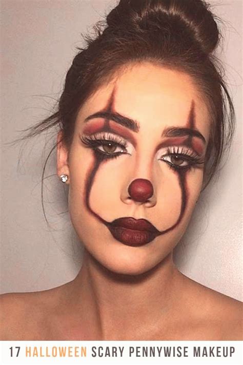 17 Scary Pennywise Makeup For This Halloween 17 Scary Pennywise For This in 2020 | Halloween eye ...