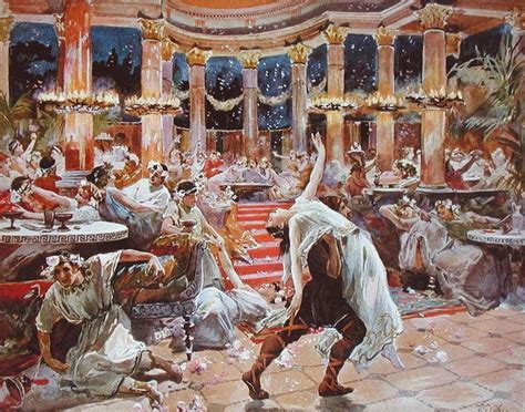 "Trimalchio's dinner" - work showing richness of Roman feasts « IMPERIUM ROMANUM