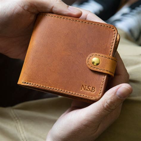 Men’s Leather Wallet With Coin Pocket By Williams Handmade