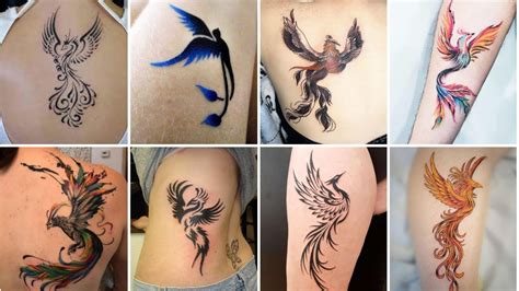 50 Lovely Phoenix Bird Tattoo Designs For Girls 2024 | BEST Phoenix ...