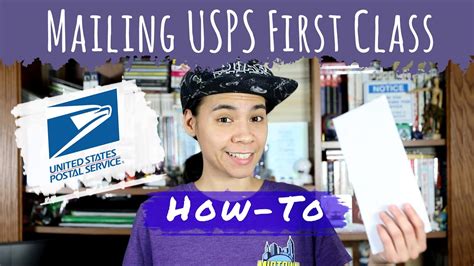 How To Mail USPS First Class Envelopes & Packages with Stamps - YouTube