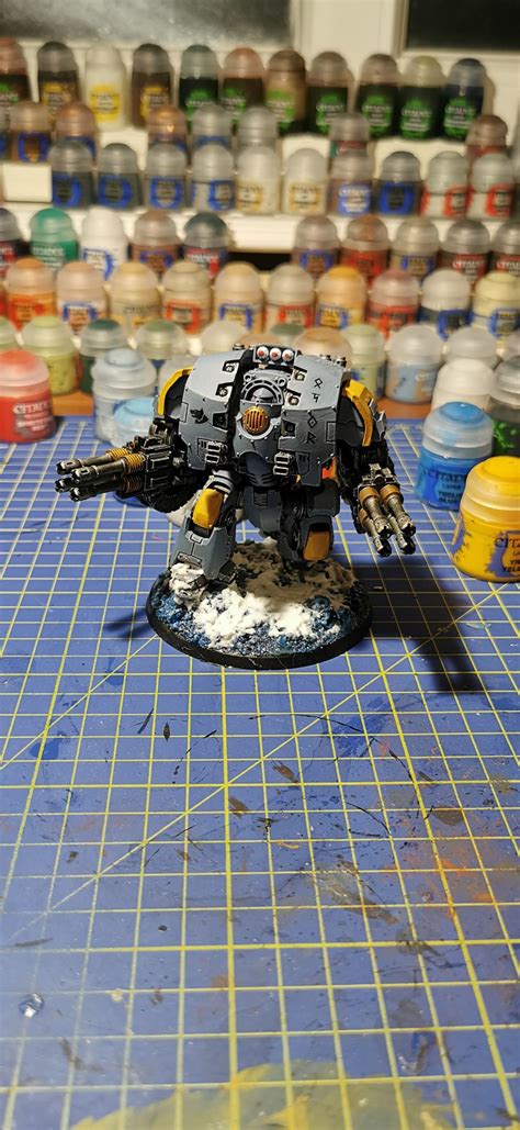 Leviathan Pattern Siege Dreadnought operational! C&C appreciated! : r/Warhammer40k