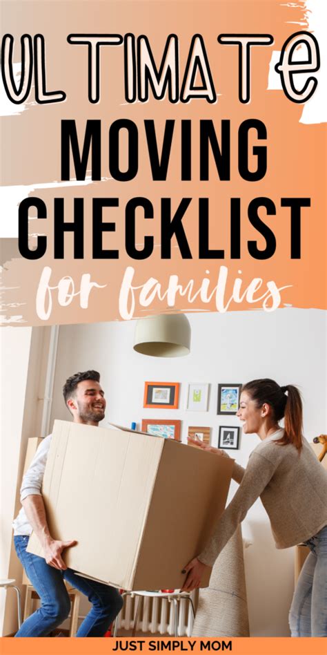 The Ultimate Moving Checklist for Families - Just Simply Mom