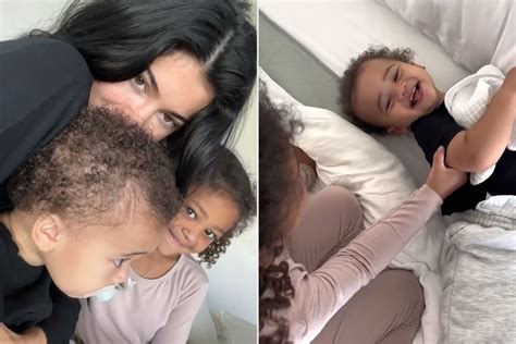 Kylie Jenner Cozies Up with Stormi and Aire in Adorable Home Video