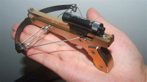 Mini Crossbow #2015 Made by Aviation Aluminum Alloy Shooting Targets Toy - YouTube