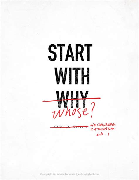 Poster: Start with why