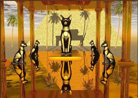 Temple of Bastet Digital Art by Kathy Leaseburg - Fine Art America