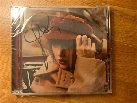 Signed Autographed - Taylor Swift – Red (Taylor’s Version) - New 2 CD ...