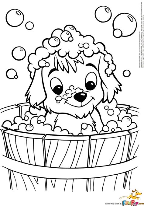 Coloring Pages With Cute Puppies - Coloring Home