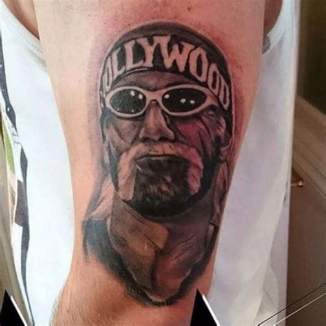 Tattoo uploaded by Stacie Mayer • Hollywood Hulk Hogan by Matt Lewis. #realism #blackandgrey # ...