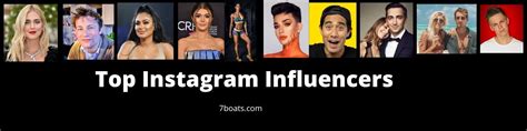 Top 10 Instagram Influencers You Should Follow | 2024 - Seven Boats