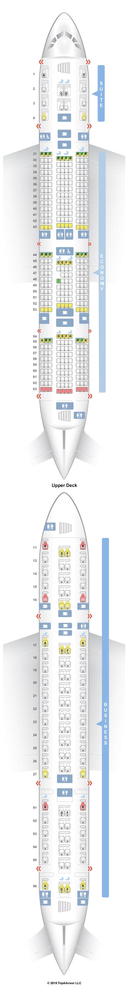 SeatGuru Seat Map Singapore Airlines Airbus A380-800 (388) V2