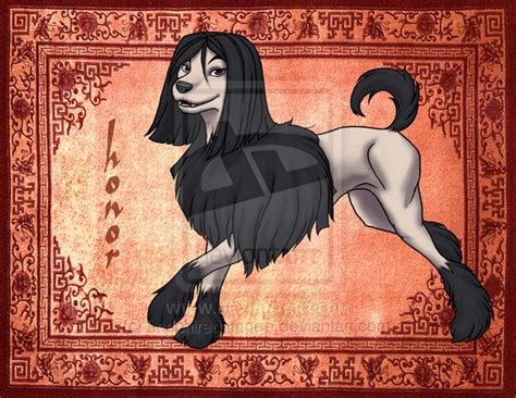 Mulan [as a dog] (As Animals by SapphireGamgee @deviantART) #Mulan Official Disney Princesses ...