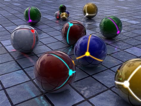 Glowing Orbs by user4574 on DeviantArt