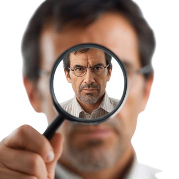 Examining Candidates Through Magnifying Glass, Job, Candidate, Work PNG Transparent Image and ...