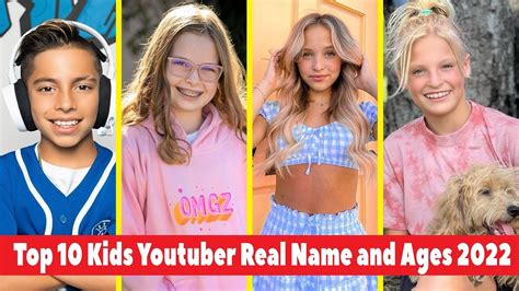 Top 10 Kids Youtubers Real Names & Ages 2023 - YouTube