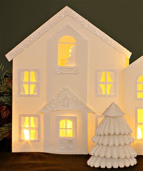 Christmas Village Luminary - Pazzles Craft Room | Christmas village ...