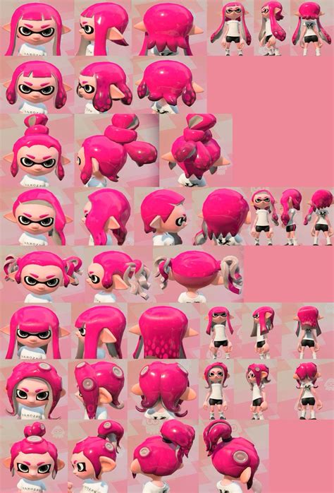 Splatoon 1 Hairstyles - Steam Workshop::splatoon salmonling hairstyle 2 female : They are kinda ...