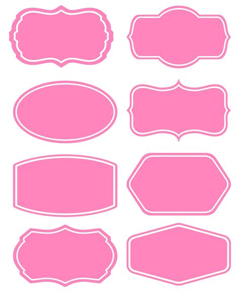 Free Printable Pretty Labels