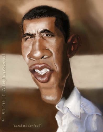 Barack Obama | Celebrity caricatures, Celebrity funny faces, Obama portrait