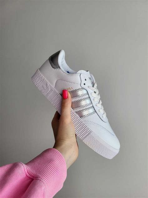 Кроссовки Adidas Samba Platform White/Silver WMN al1: 2 300 грн. - Інші ...