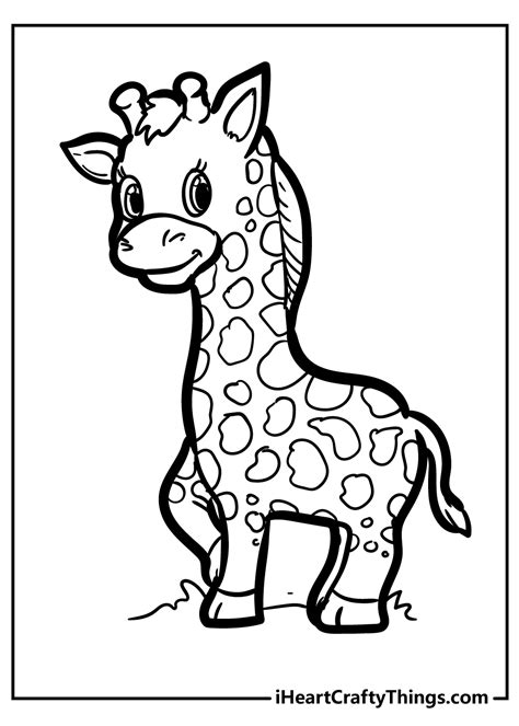 Giraffe Coloring Pages (Updated 2021)