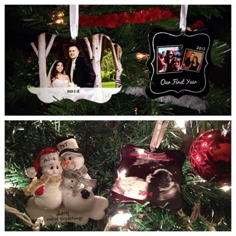 Shutterfly ornaments for each year since we got married | Christmas ornaments, We get married ...