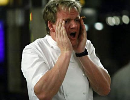 Gordon Ramsay Pretended To Cut His Finger Off In A Blender