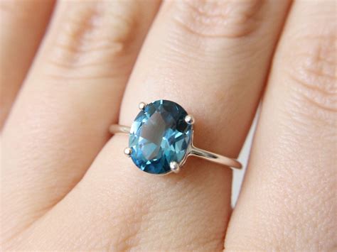 Blue Topaz Rings