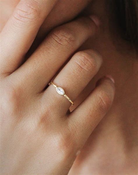 18K Vermeil White CZ Ring | Gold vermeil jewelry, Vermeil jewelry ...