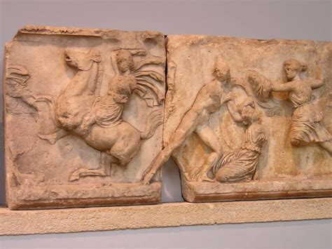 Frieze from the Mausoleum of Halicarnassus, TK. British Museum