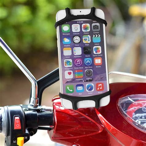 Bike Bicycle Silicon Bicycle Handlebar Phone Holder High Elasticity Mobile Phone Support Bike ...