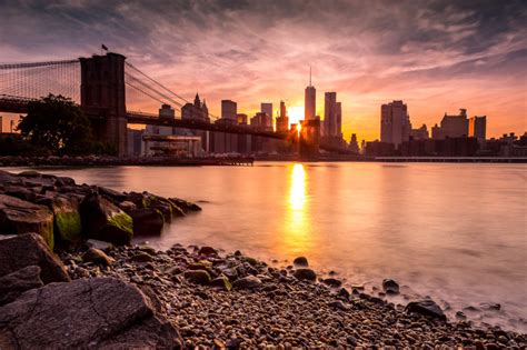 Brooklyn Bridge Sunset | Tim Jackson Photography | Buy Photographic, Canvas and Poster Prints