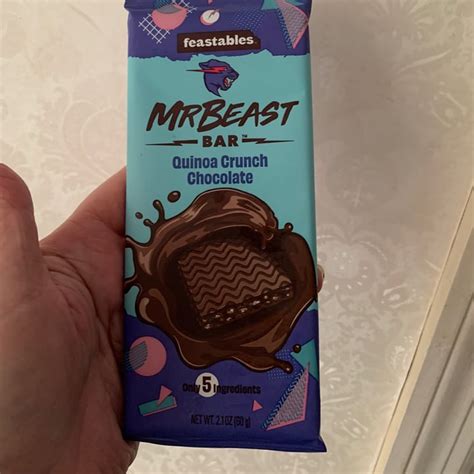 Feastables Mr Beast Bar Quinoa Crunch Chocolate Review | abillion