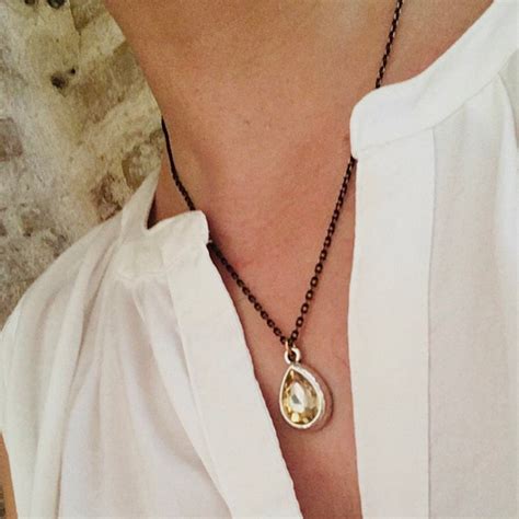 Drop Necklace - Etsy