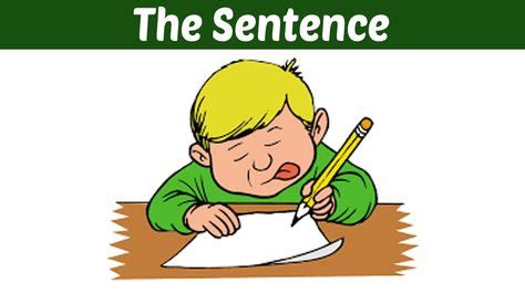 The Sentence (Definition) - Learn Basic English Grammar | Kids Learning ... | Kids learning ...