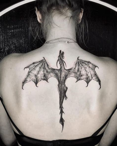 60 Fiery Dragon Tattoos for Women [2024 Inspiration Guide] | Dragon tattoo for women, Pretty ...