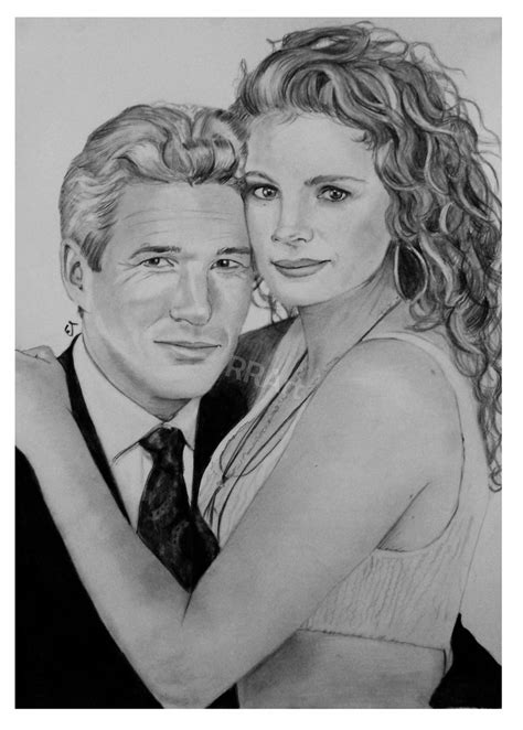 Pretty Woman (Richard Gere and Julia Roberts) by RoseRedArt on DeviantArt