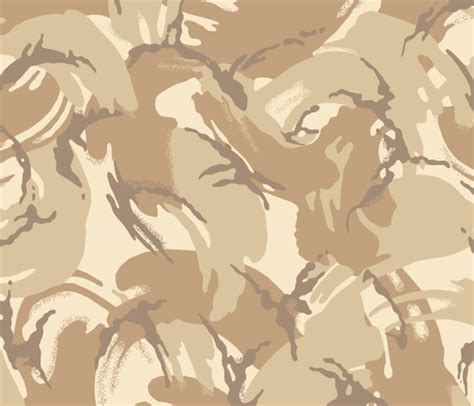 British DPM 4 Color Desert Camo fabric - ricraynor - Spoonflower