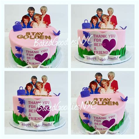 GOLDEN GIRLS CAKE | Golden girls cake, Cake, Girl cake