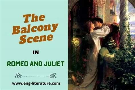 Importance of Romeo and Juliet Balcony Scene (Act 2, Scene 2) | Romeo and Juliet Famous Scenes ...