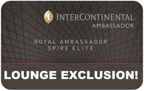 InterContinental Royal Ambassador Benefits Update: Lounge Access Exclusions! | LoyaltyLobby