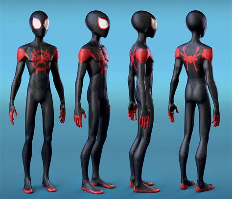 Miles Morales / Spider-man: Into the Spider-Verse - ZBrushCentral