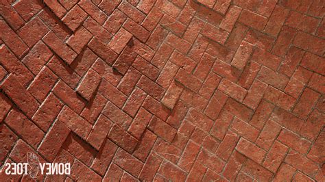 Herringbone Brick Floor Tiles