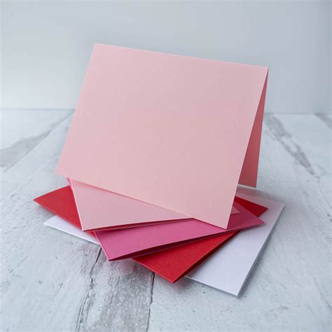 Sweetheart Shades Half-Fold Card Multipack - 25 Ct. – Cardstock Warehouse