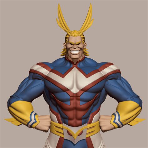 Allmight Muscle Form - ZBrushCentral