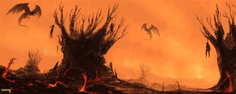 Hellish Place by RynkaDraws on DeviantArt