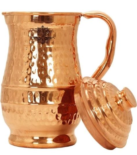 Copper water Jug, Feature : Shiny Look, Leakage Proof, Good Quality, Fine Finish, Storing ...